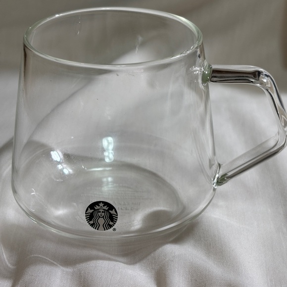 Starbucks clear glass mug 16 ounces 2023 - Picture 1 of 7